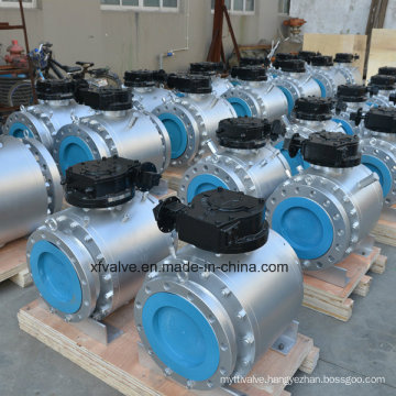 Forged Steel A105 F304 Big Size Flange End Ball Valve